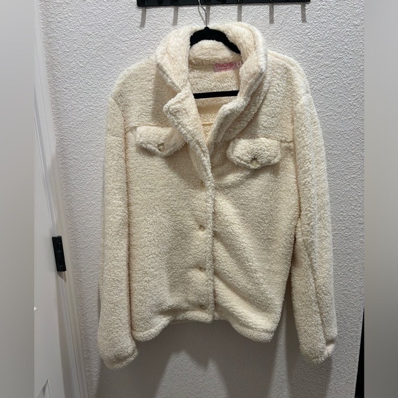 Pink Lily XL Cream Sherpa - Picture 1 of 4